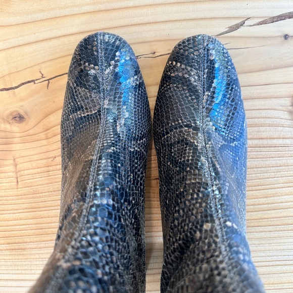 Zara Snakeskin Ankle Boots - Picture 4 of 6